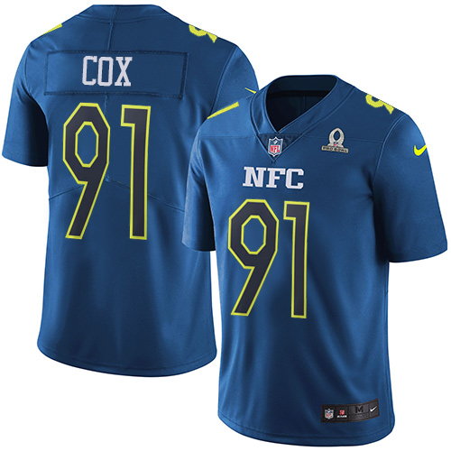 Nike Eagles #91 Fletcher Cox Navy Men's Stitched NFL Limited NFC Pro Bowl Jersey
